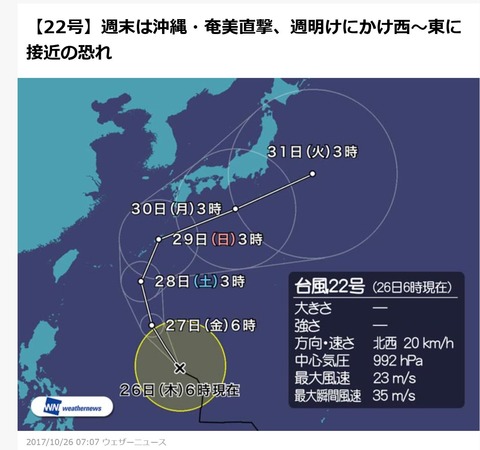 ウェザーニュース