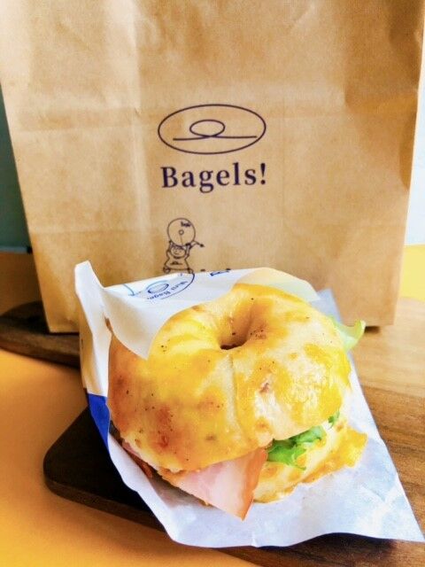宝塚市 パン屋』阪急仁川駅前にあるベーグル専門店『Bagels!』で念願の