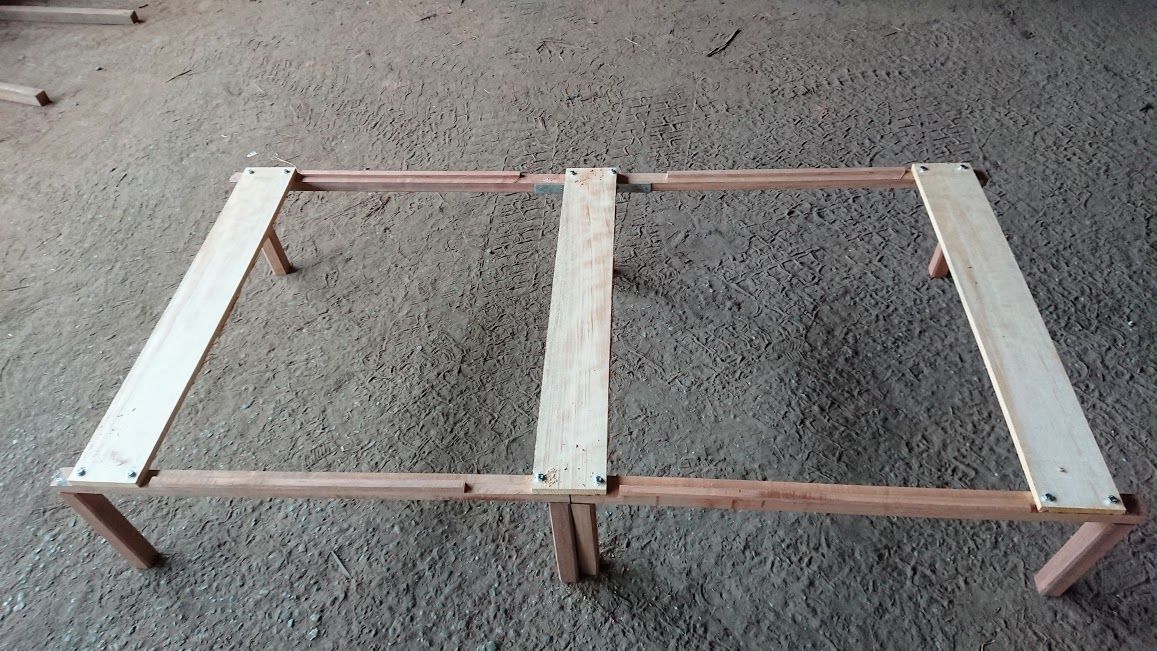 広々快眠 組み立て式自作コット Debusキャンプ ゆるゆる自作キャンパー