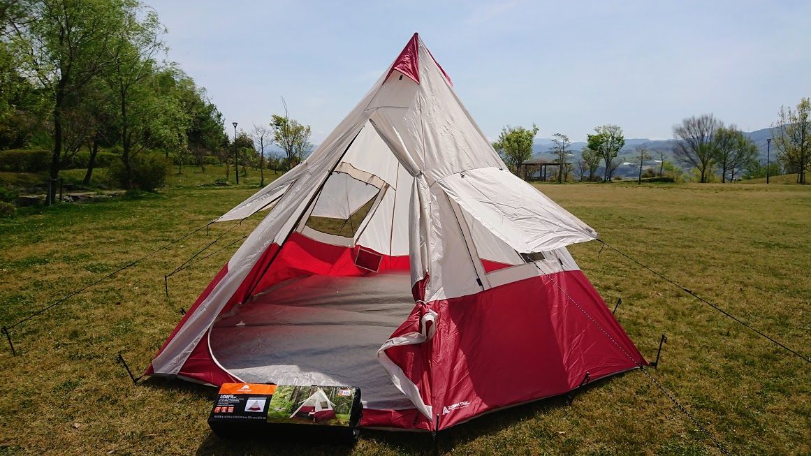 日本未発売 Ozark Trail Teepee オザークトレイル ティーピー Debusキャンプ ゆるゆる自作キャンパー