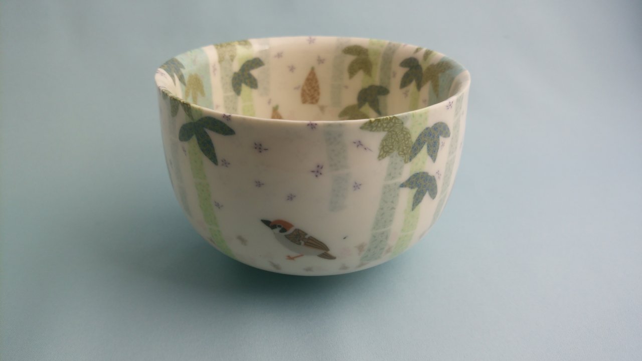 小林佐和子 練込茶碗 竹と雀 : takasama5banのblog