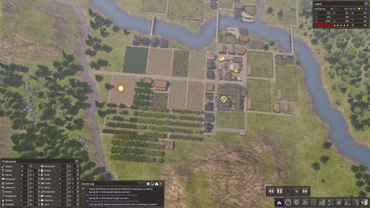 Banished バニラ時のプレイ 雨 ときどきゲーム Banished バニラ時のプレイ 雨 ときどきゲーム