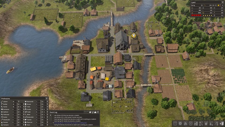 Banished バニラ時のプレイ 雨 ときどきゲーム Banished バニラ時のプレイ 雨 ときどきゲーム