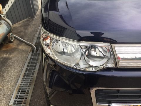 ヘッドライト作業後