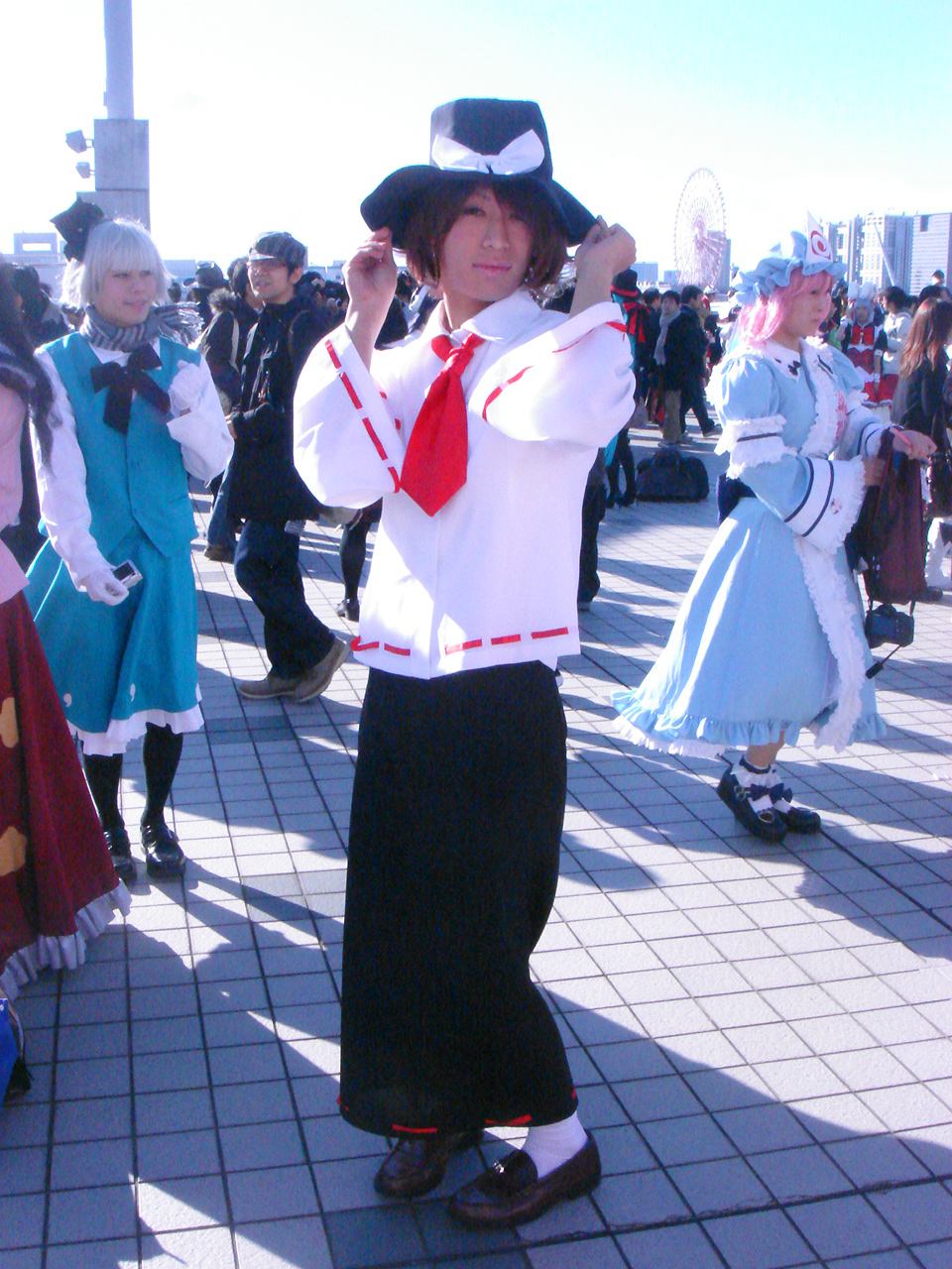 東方コスプレ合戦 第十一話 カエル 秋 黒帽子 トリプル幽霊 真 新選組総本部