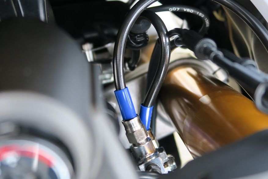 最大60%OFFクーポン ZX-10R メッシュ ブレーキホース フロント 10cm ...