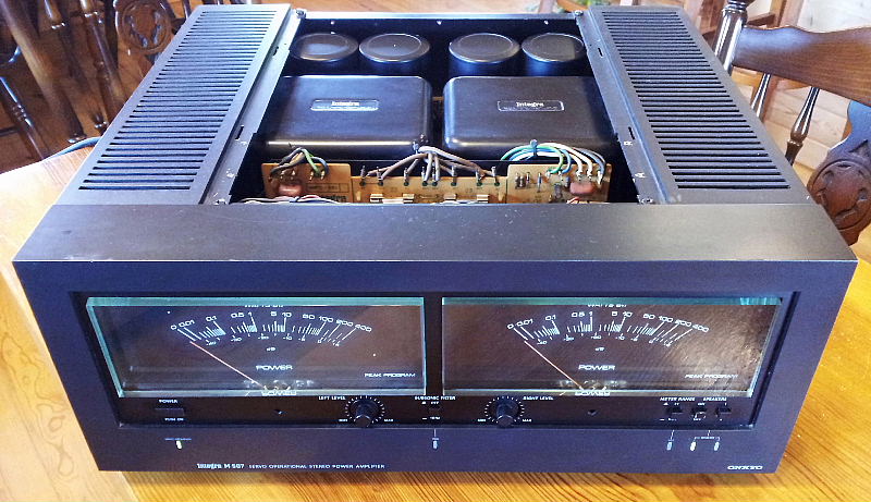 ONKYO Integra M-507 メインアンプ（オーディオ試聴動画 ONKYO integra 