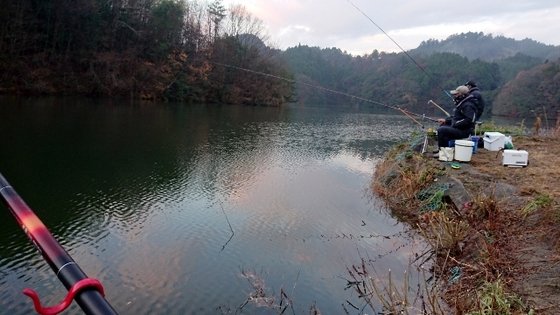 ワカサギ釣り 布目ダム18 12 23 釣りにつられて