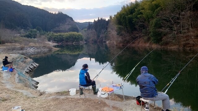 ワカサギ釣り 布目ダム22 03 06 釣りにつられて