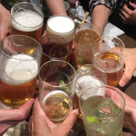 らくい 乾杯