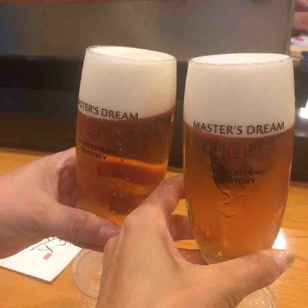 八郎すし 乾杯