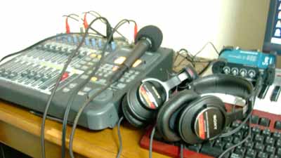 自宅収録リハーサル