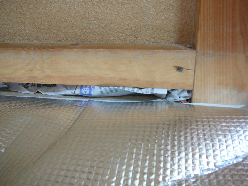 畳の下の簡易断熱 多趣味多仕事人