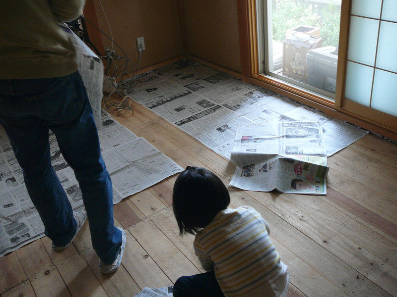 畳の下の簡易断熱 多趣味多仕事人