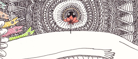 へそから咲いた蓮