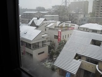 雪の住宅展示場
