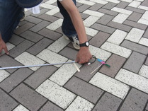 080721きびしく飛距離測定