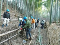 縮小 150215竹林管理コース竹垣つくり