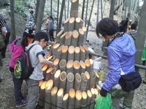 小机竹灯籠 着火