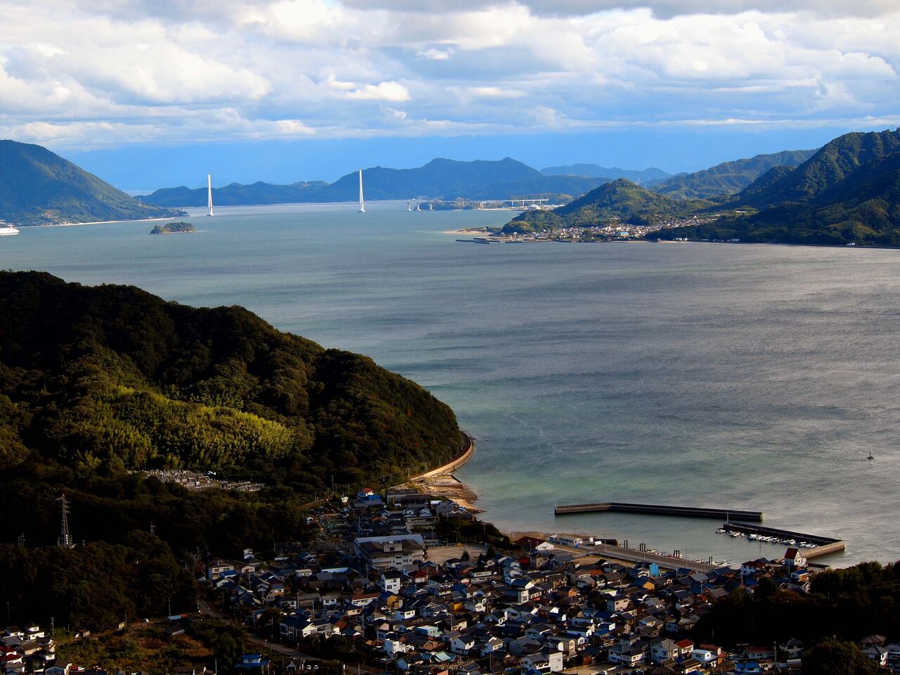 黒滝山からの眺望（2021年秋） : 安芸の小京都 竹原アルバム