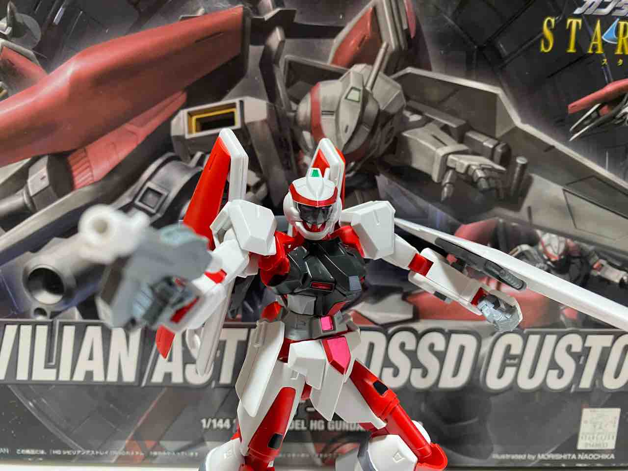 シビリアンアストレイDSSDカスタムHG,105スローターダガーHG