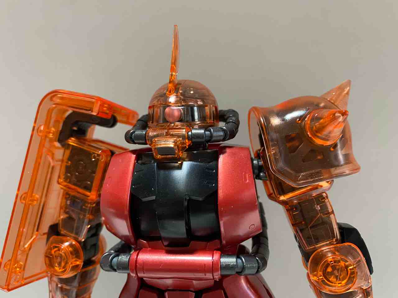 B賞 MG MS-06Sシャアザク2Ver2.0[ソリッドクリア/スタンダード] MG シャア専用ザクⅡ ソリッドクリア B賞 ガンプラ - YouTube