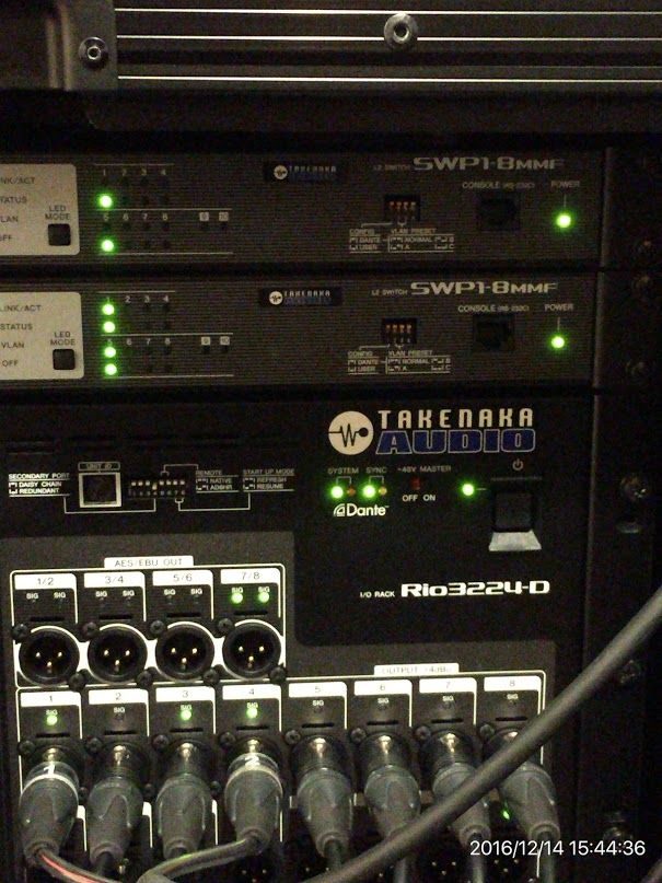 Rio3224-D & Rio1608-D Rack : TAKENAKA AUDIO NEWS Rio3224-D & Rio1608-D Rack : TAKENAKA AUDIO NEWS