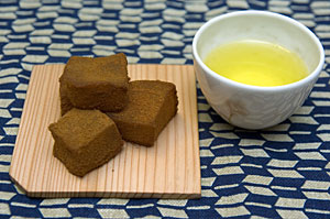 わらび餅&水出し番茶