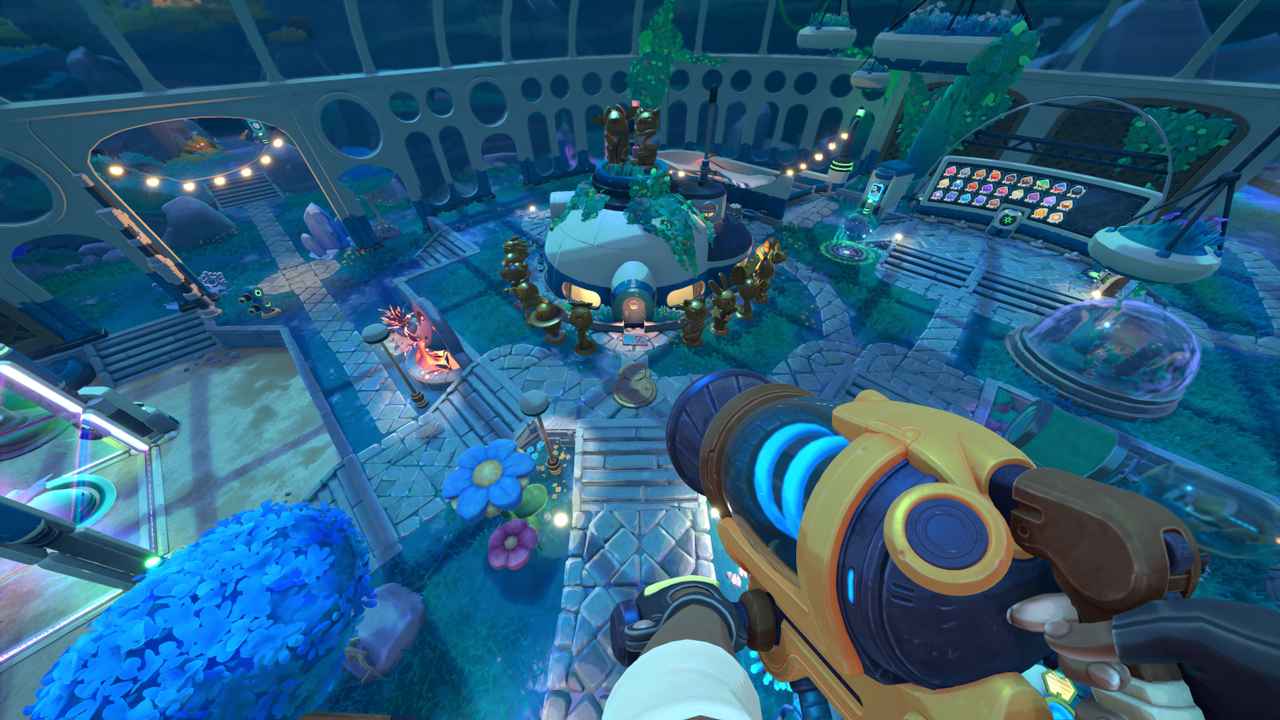 スライム2 夜にしか咲かない花から採れるツキツユクサのミツをお腹いっぱい食べて