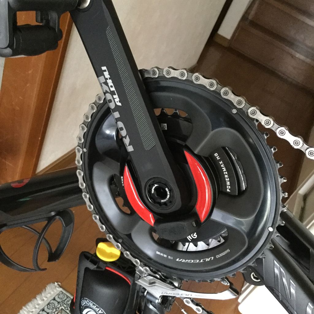 Ultegra + ROTOR ALDHU + Power2Max NGeco (組み付け編) : KAMiMOTO's