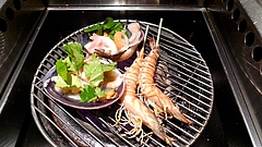 講演後のおいしい食事 10