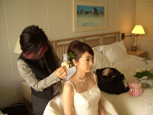 2日目 Mihoさんのヘアメイク Taketomi S Style ハワイ挙式準備