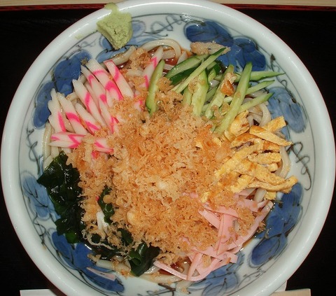 狐狸庵(冷やしたぬきうどん)