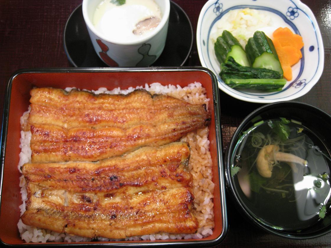 うなぎ重箱の特上