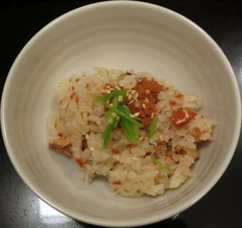 蟹飯一杯目