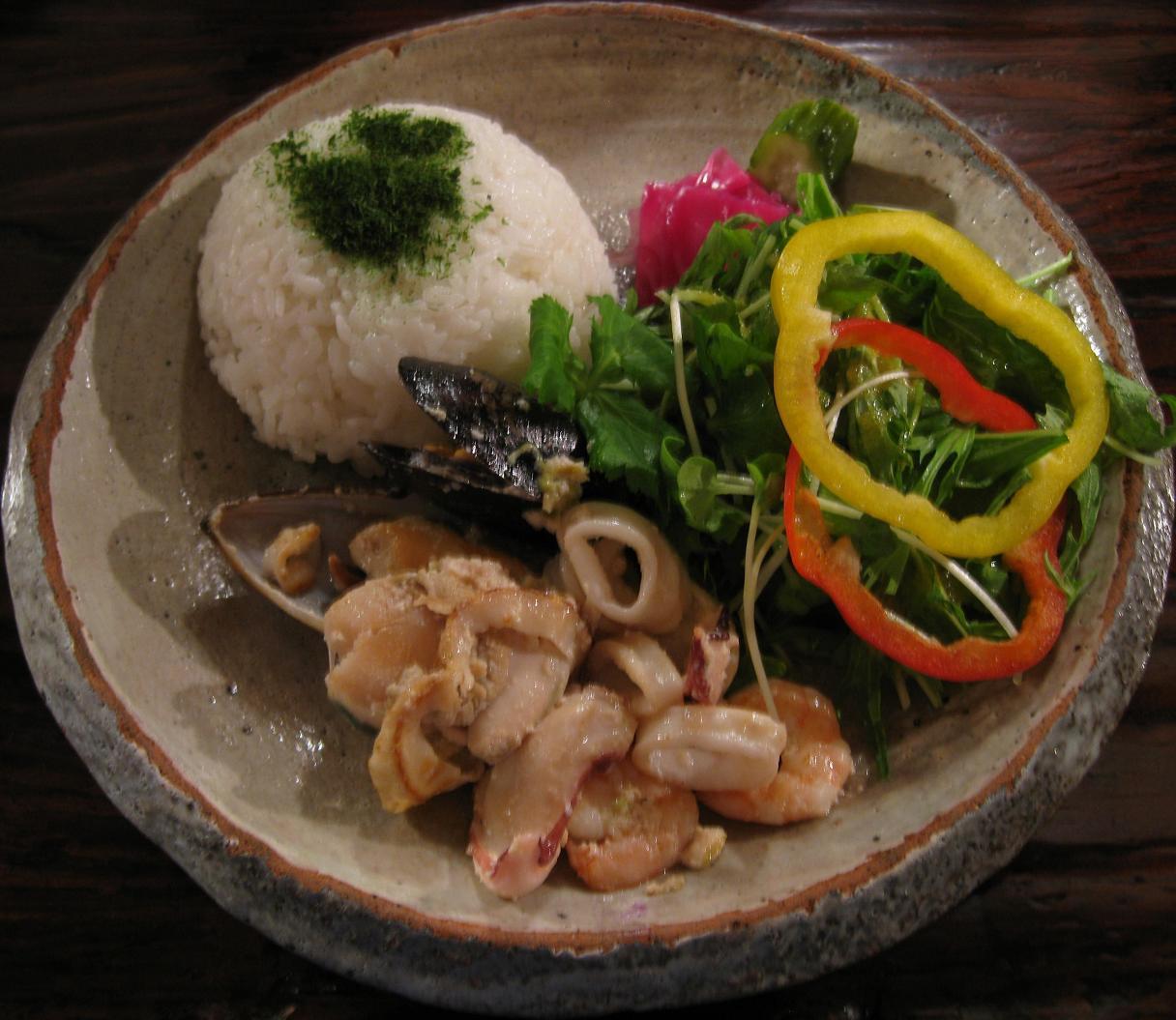 “焼”焼シーフードカリー