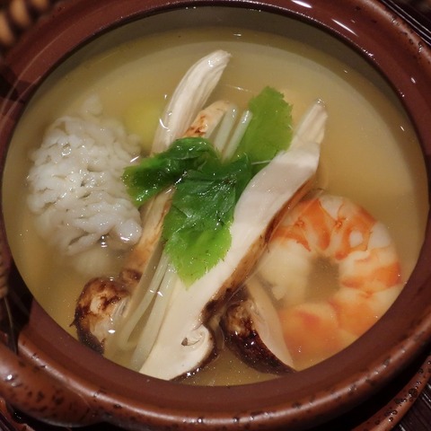 松茸土瓶蒸し(蒼樹庵)
