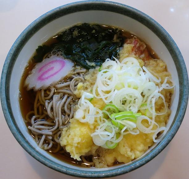 海老天そば480円