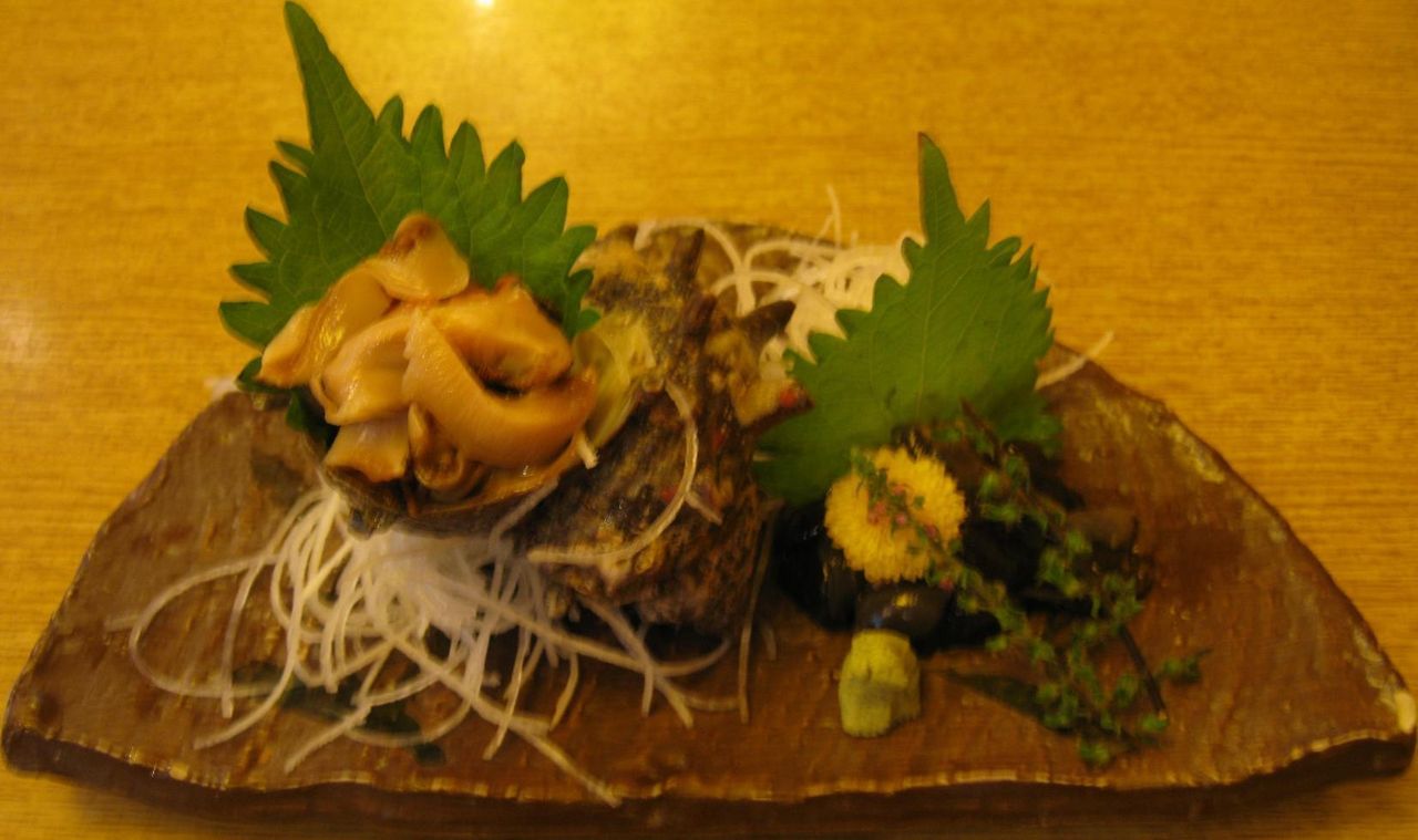 サザエ刺身
