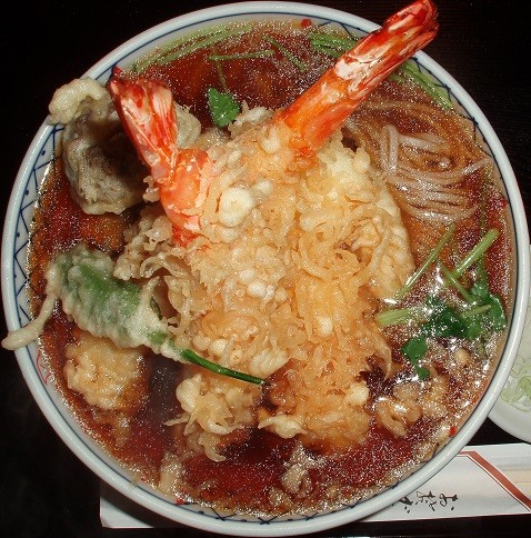 金城庵(特上天麩羅蕎麦)