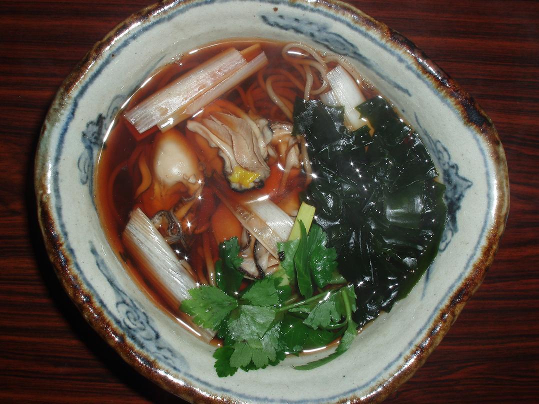 牡蠣蕎麦