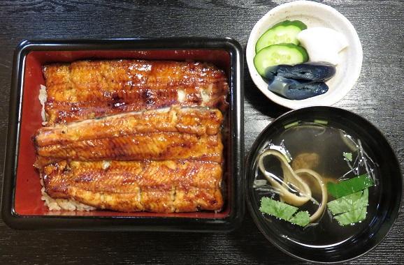 新仔鰻重(お新香付)+肝吸い