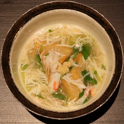 海老芋蟹餡掛け(紋屋)