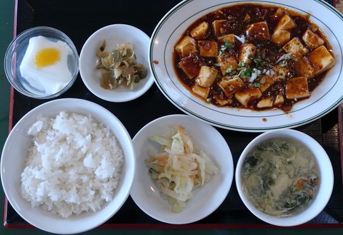 麻婆豆腐定食(新中華)750