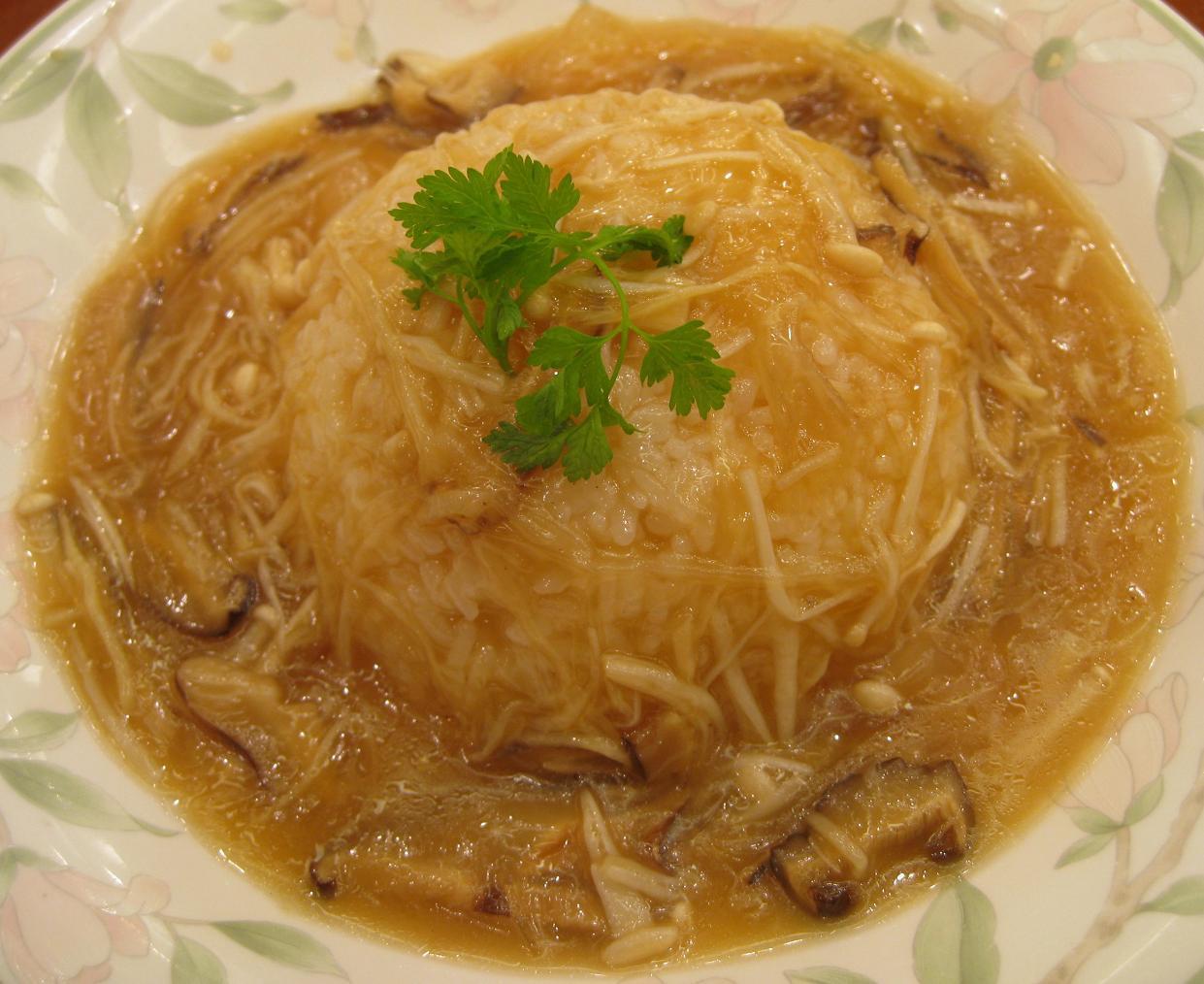 フカヒレあんかけ御飯