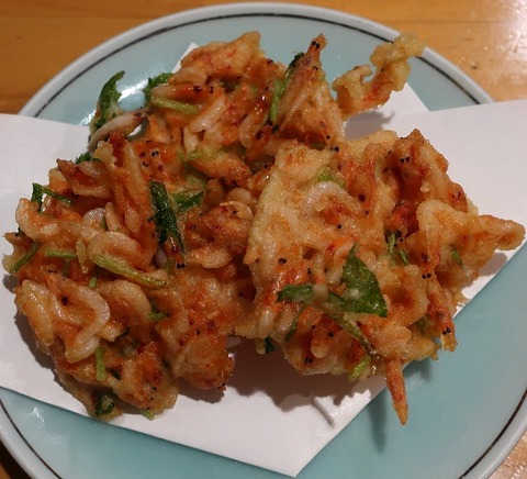 桜海老のかき揚げ(小池)800