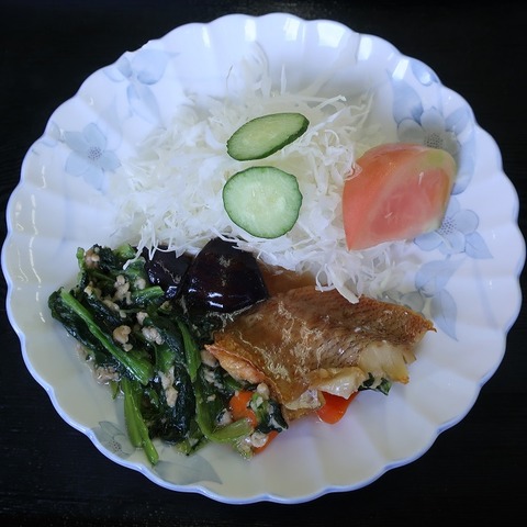 赤魚煮付(外来食堂)