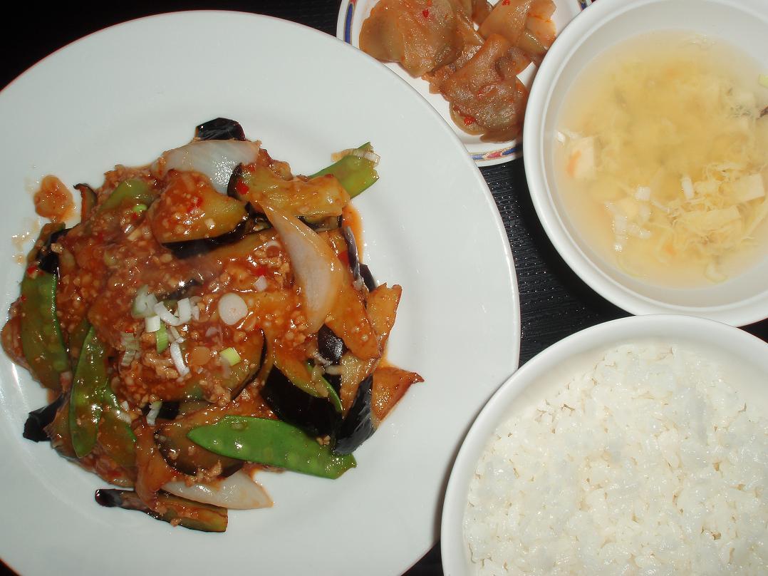 麻婆茄子定食