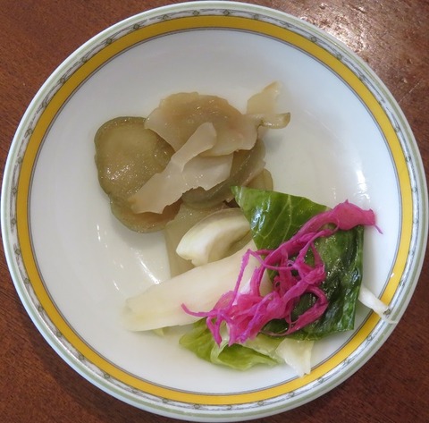 漬物(銀座アスター)