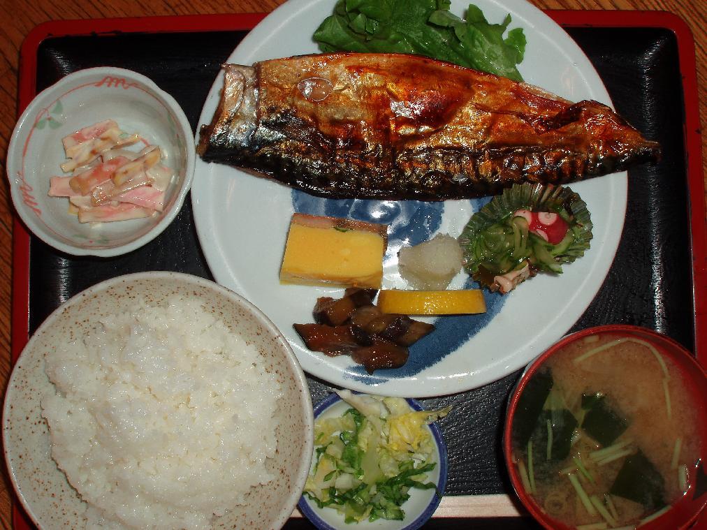 塩鯖定食